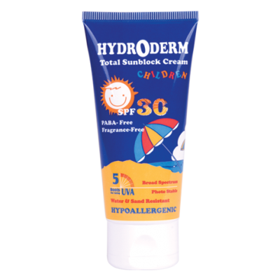 مای دارو - کرم ضد آفتاب کودکان فاکتور حفاظتی SPF۳۰ هیدرودرم