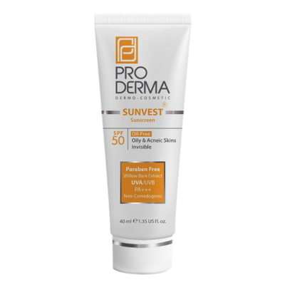 مای دارو - کرم ضد آفتاب پرودرما فاقد چربی با SPF50-بدون رنگ