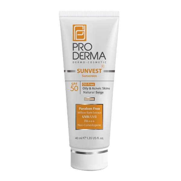 مای دارو - کرم ضد آفتاب و ضد لک SPF50- (بژ طبیعی) پرودرما