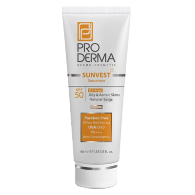 مای دارو - کرم ضد آفتاب و ضد لک SPF50- (بژ طبیعی) پرودرما