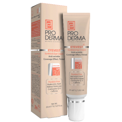 مای دارو - کرم پوشاننده و ضد چروک رنگی دور چشم با SPF30