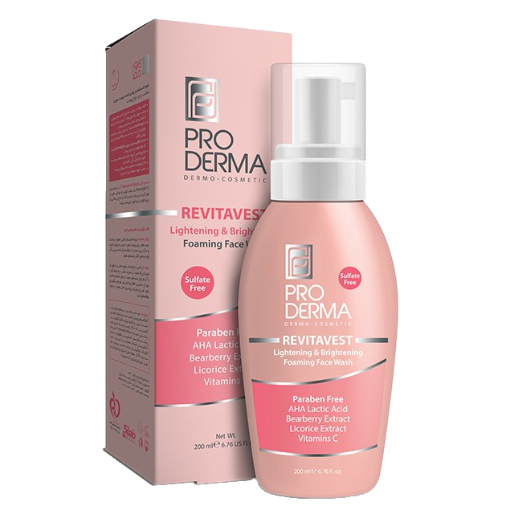 مای دارو - فوم شستشو و روشن کننده پوست صورت پرودرما