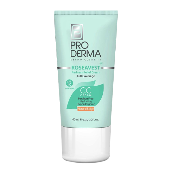 مای دارو - کرم پوشاننده و مرطوب کننده صورت پرودرما (CC CREAM)- بژ طبیعی