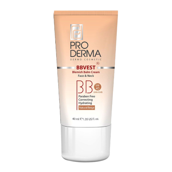 مای دارو - کرم پوشاننده و مرطوب کننده رنگی صورت پرودرما (BB CREAM)- بژ طبیعی