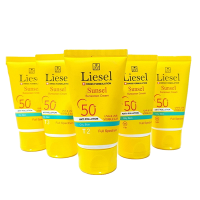 مای دارو - ضد آفتاب سانسل پوست چرب لایسل+SPF50 ( بژ خیلی روشن T1 )