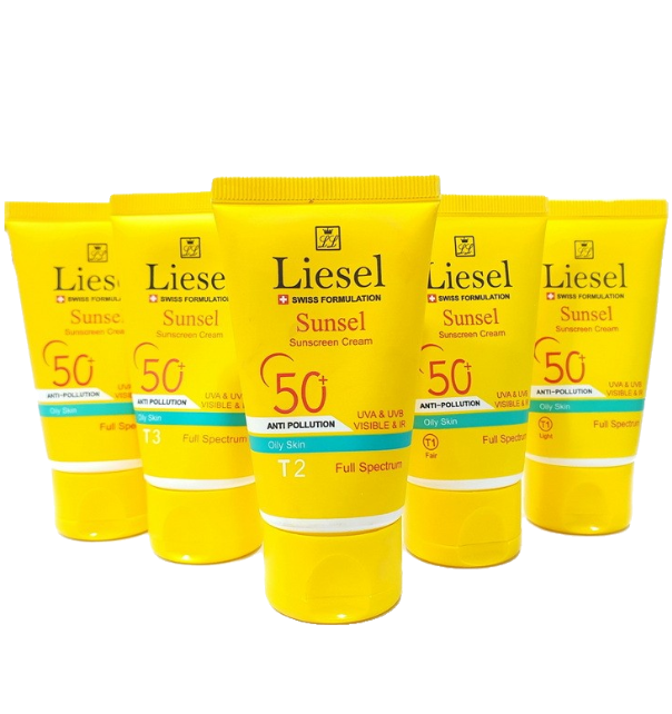 مای دارو - ضد آفتاب سانسل پوست چرب لایسل+SPF50 ( بی رنگ )