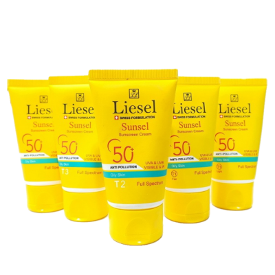 مای دارو - ضد آفتاب سانسل پوست چرب لایسل+SPF50 ( بی رنگ )