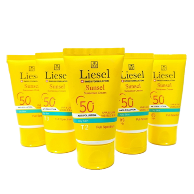 مای دارو - ضد آفتاب سانسل پوست چرب لایسل +SPF50 ( بژ تیره T3 )