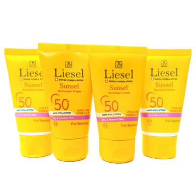 مای دارو - ضد آفتاب سانسل پوست خشک و نرمال لایسل+SPF50 ( بژ خیلی روشن T1 )