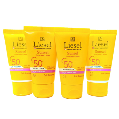 مای دارو - ضد آفتاب سانسل مخصوص پوست های خشک و نرمال لایسل+SPF50 ( بی رنگ)