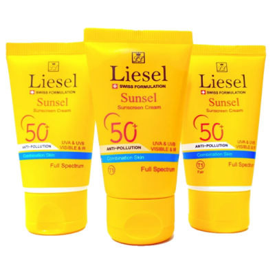 مای دارو - ضد آفتاب سانسل پوست مختلط لایسل+SPF50 ( بی رنگ )