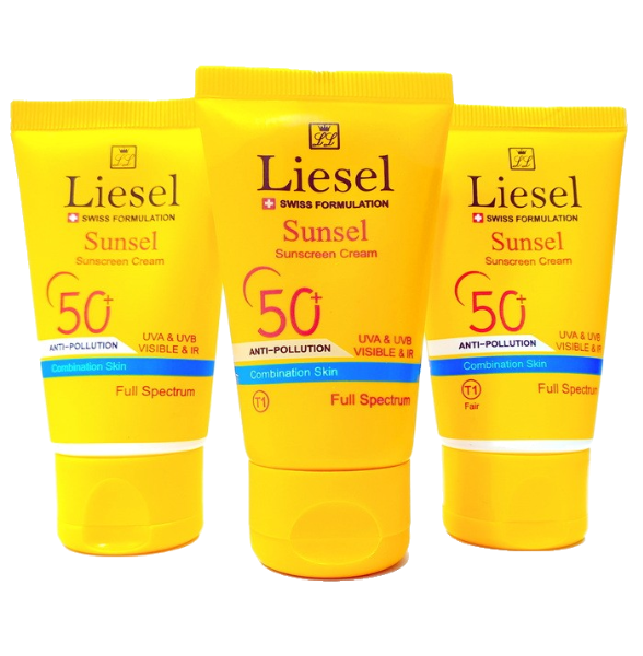 مای دارو - ضد آفتاب سانسل پوست مختلط لایسل+SPF50 (بژ متوسط T2  )
