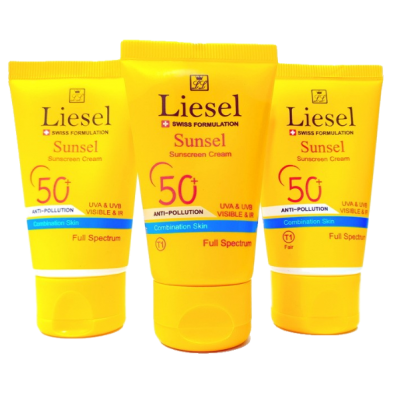 مای دارو - ضد آفتاب سانسل پوست مختلط لایسل+SPF50 (بژ متوسط T2  )