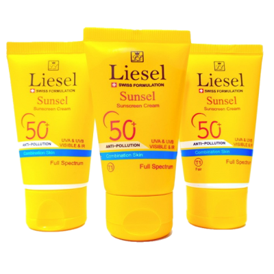 مای دارو - ضد آفتاب سانسل پوست مختلط لایسل+SPF50 ( بژ روشن T1 )