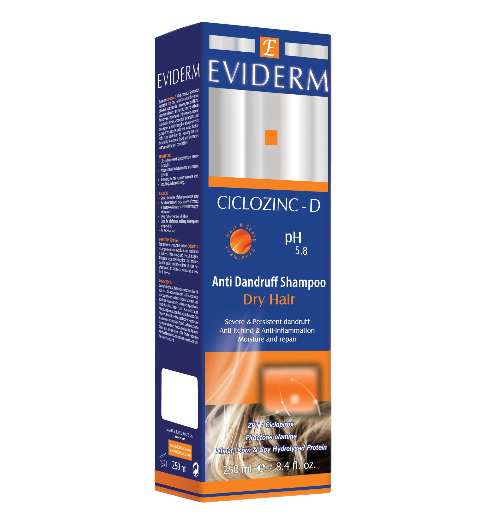 مای دارو - شامپو ضد شوره مخصوص موهای خشک سیکلوزینک دی اویدرم