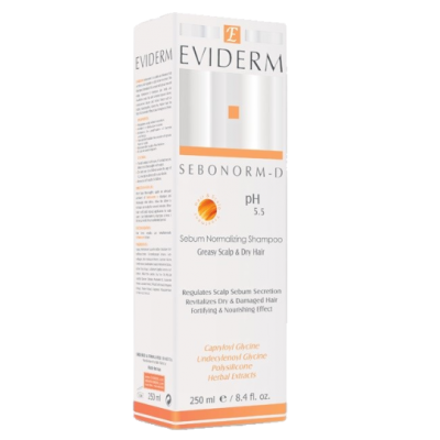 مای دارو - شامپو متعادل کننده چربی سبونورم دی اویدرم