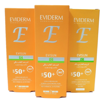 مای دارو - کرم ضد آفتاب اوی سان پوست چرب +SPF50 اویدرم ( بژ طبیعی T2)