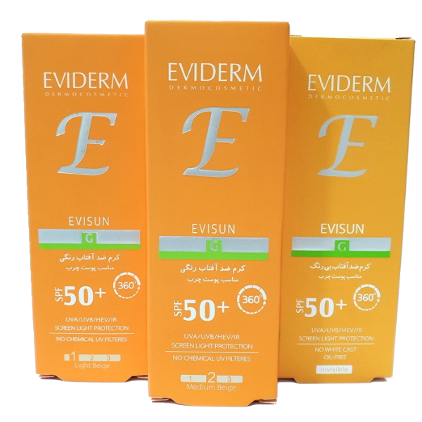 مای دارو - کرم ضد آفتاب اوی سان پوست چرب +SPF50 اویدرم  ( بی رنگ )