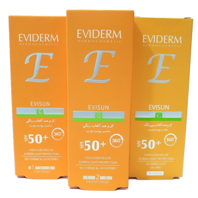 مای دارو - کرم ضد آفتاب اوی سان پوست چرب +SPF50 اویدرم  ( بی رنگ )