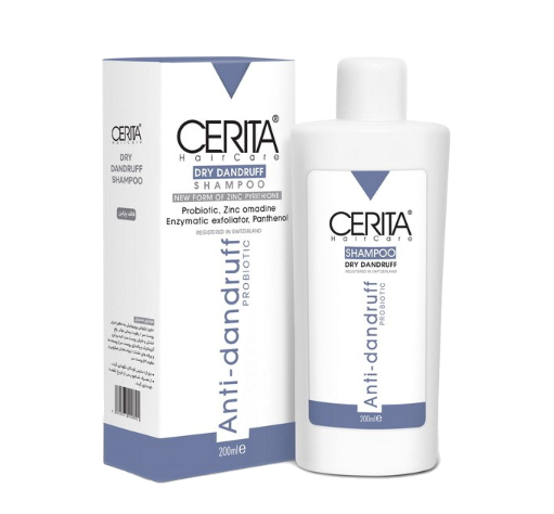 مای دارو - شامپو ضد شوره پروبیوتیک مناسب موهای خشک سریتا