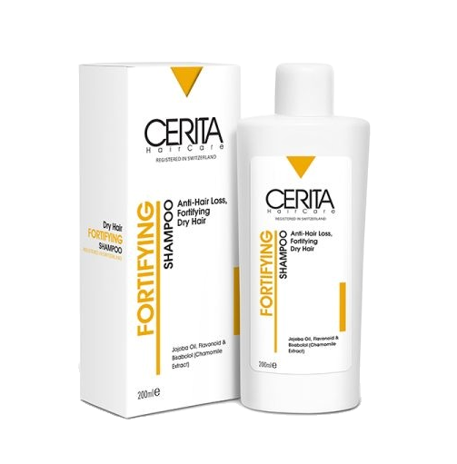 مای دارو - شامپو تقویت‌کننده و ضد ریزش مخصوص موهای خشک سریتا