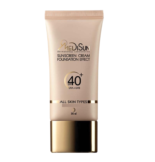 مای دارو - ضد آفتاب کرم پودری مدیسان SPF40 انواع پوست( بژ خیلی روشن)