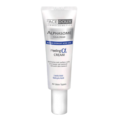 مای دارو - کرم لایه بردار آلفازوم 10 % فیس دوکس