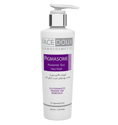 مای دارو - ژل شستشوی صورت پیگمازوم مناسب پوست های دارای لک فیس دوکس