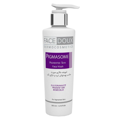 مای دارو - ژل شستشوی صورت پیگمازوم مناسب پوست های دارای لک فیس دوکس