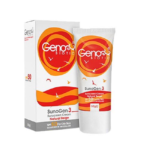 مای دارو - ضد آفتاب مخصوص پوست چرب و مختلط ژنوبایوتیک (بژطبیعی)