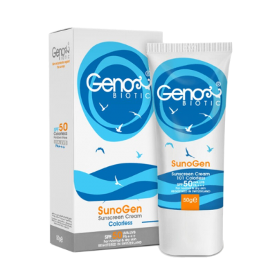 مای دارو - ضد آفتاب مخصوص پوست خشک و مختلط ژنوبایوتیک (بی رنگ)