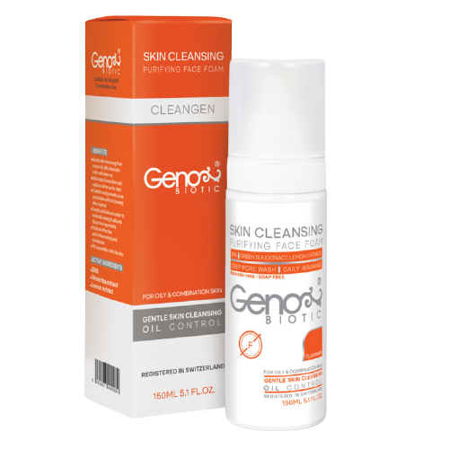 مای دارو - فوم شستشوی صورت (مناسب پوست های چرب و مختلط) ژنوبایوتیک