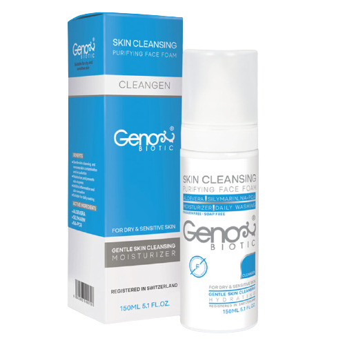 مای دارو - فوم شستشوی صورت (مناسب پوست های خشک و حساس) ژنوبایوتیک