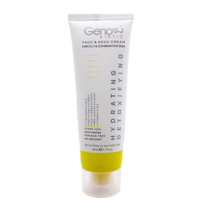 مای دارو - کرم رطوبت رسان صورت و گردن پوست چرب و مختلط ژنوبایوتیک