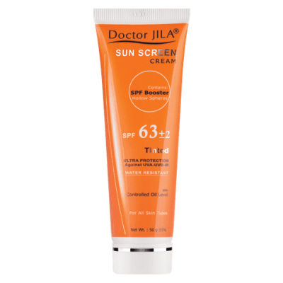 مای دارو - کرم ضد آفتاب رنگی SPF63 دکتر ژیلا