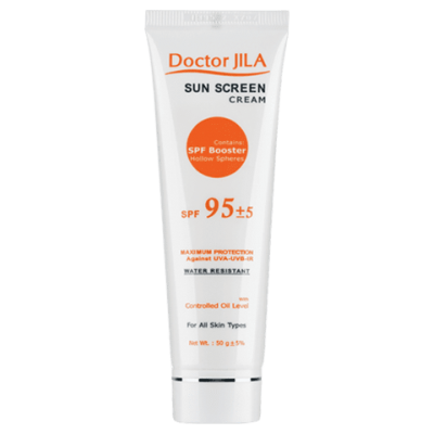 مای دارو - کرم ضد آفتاب بی رنگ SPF95 دکتر ژیلا