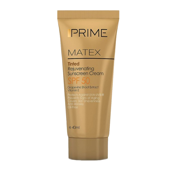 مای دارو - کرم ضدآفتاب جوان‌کننده رنگی SPF 50 پرایم