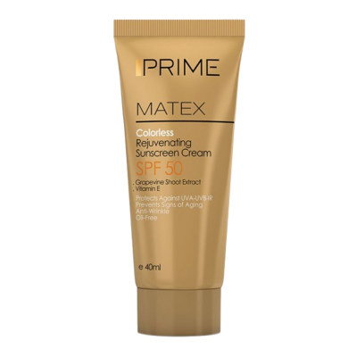 مای دارو - کرم ضدآفتاب جوان‌کننده بی رنگ SPF 50 پرایم