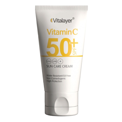 مای دارو - ضدآفتاب بی‌رنگ حاوی ویتامین C با +SPF50 ویتالیر