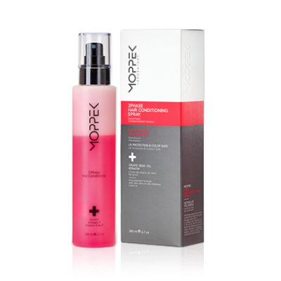 مای دارو - سرم موی دو فاز صورتی گره بازکن، آبرسان و حجم دهنده موپک