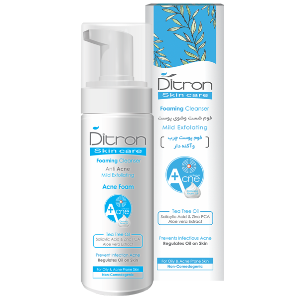 مای دارو - فوم شستشو پوست های چرب و جوش دار دیترون
