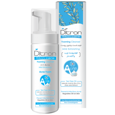 مای دارو - فوم شستشو پوست های چرب و جوش دار دیترون