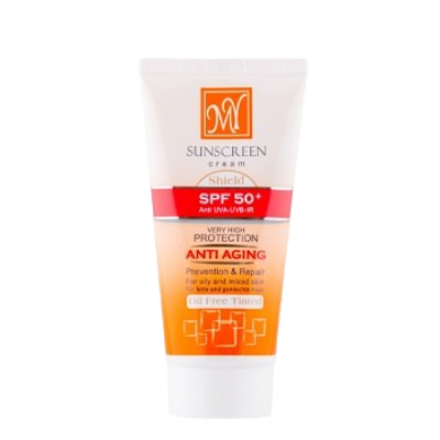 مای دارو - کرم ضد آفتاب رنگی فاقد چربی SPF 50 مای