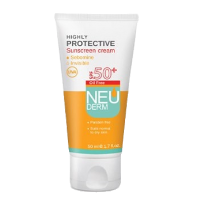 مای دارو - ضد آفتاب بی رنگ فاقد چربی هایلی پروتکتیو نئودرم