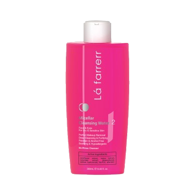 مای دارو - محلول میسلار 2 پاک کننده آرایش پوست خشک و حساس لافارر