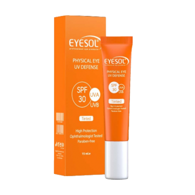 مای دارو - کرم ضد آفتاب دور چشم (رنگی)  Spf30 آیسول