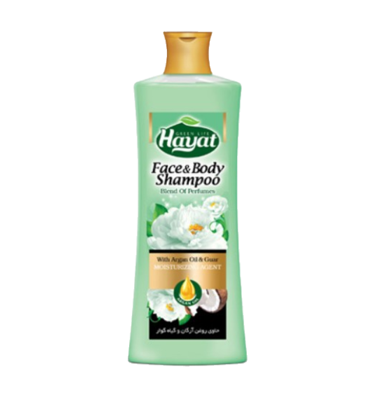 مای دارو - شامپو صورت و بدن صدفی سبزآبی حیات