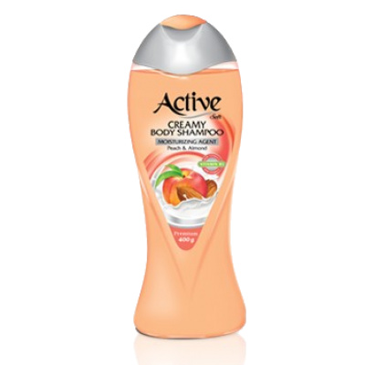 مای دارو - شامپو بدن کرمی هلو و بادام اکتیو