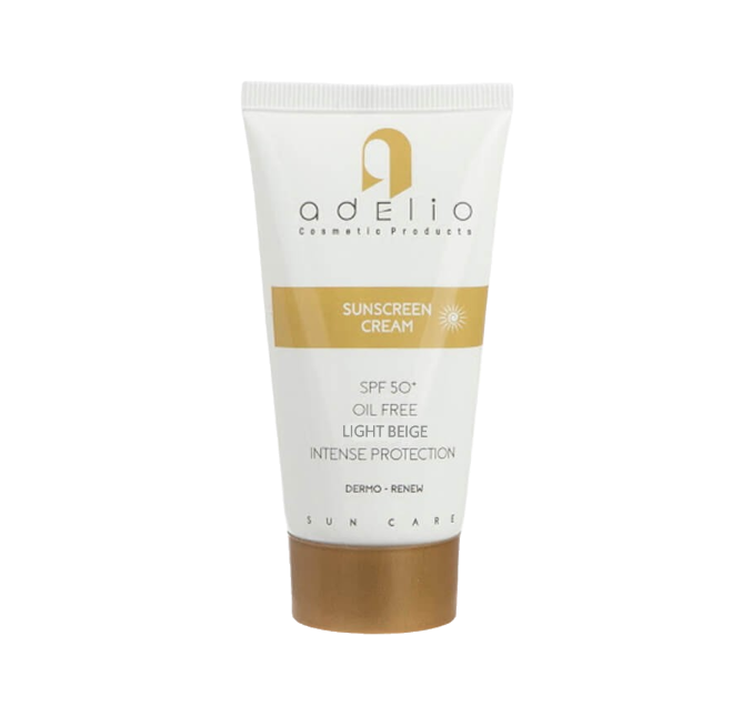 مای دارو - کرم ضد آفتاب پوست چرب (بژ روشن) ادلیو