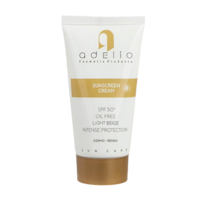 مای دارو - کرم ضد آفتاب پوست چرب (بژ روشن) ادلیو